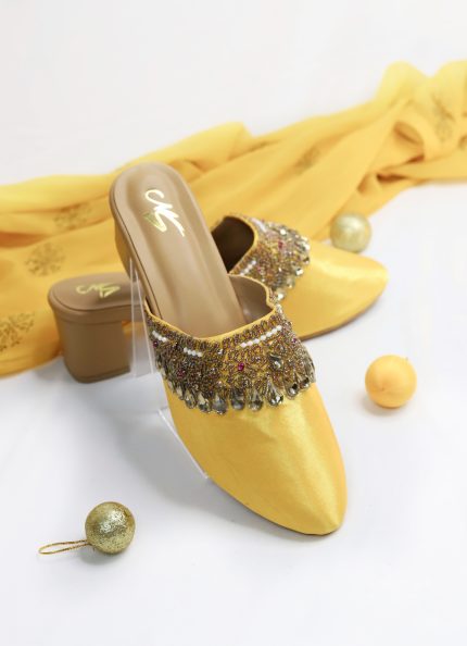 Helin Heel | Yellow Heels For Women