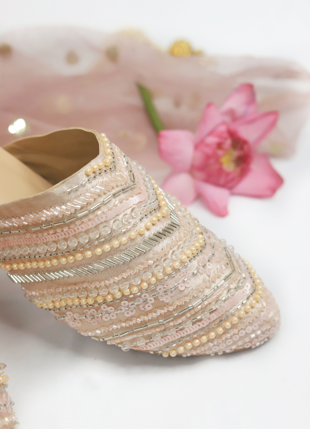 Naznin Heel | Light Pink Heels