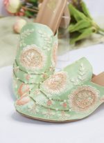 Sayra Heel1 | Pastel Green heel