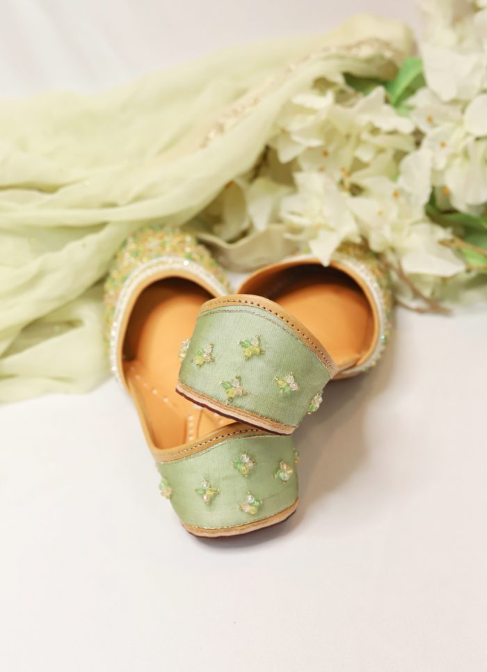 Berde Jutti1 - Embroidered Jutti